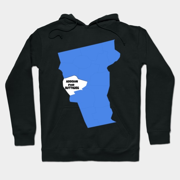 Vermont Addison for Buttigieg Hoodie by Vine Time T shirts